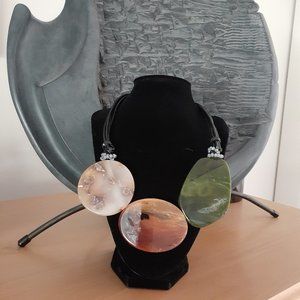 Rara Avis by Iris Apfel Triple Disc Necklace